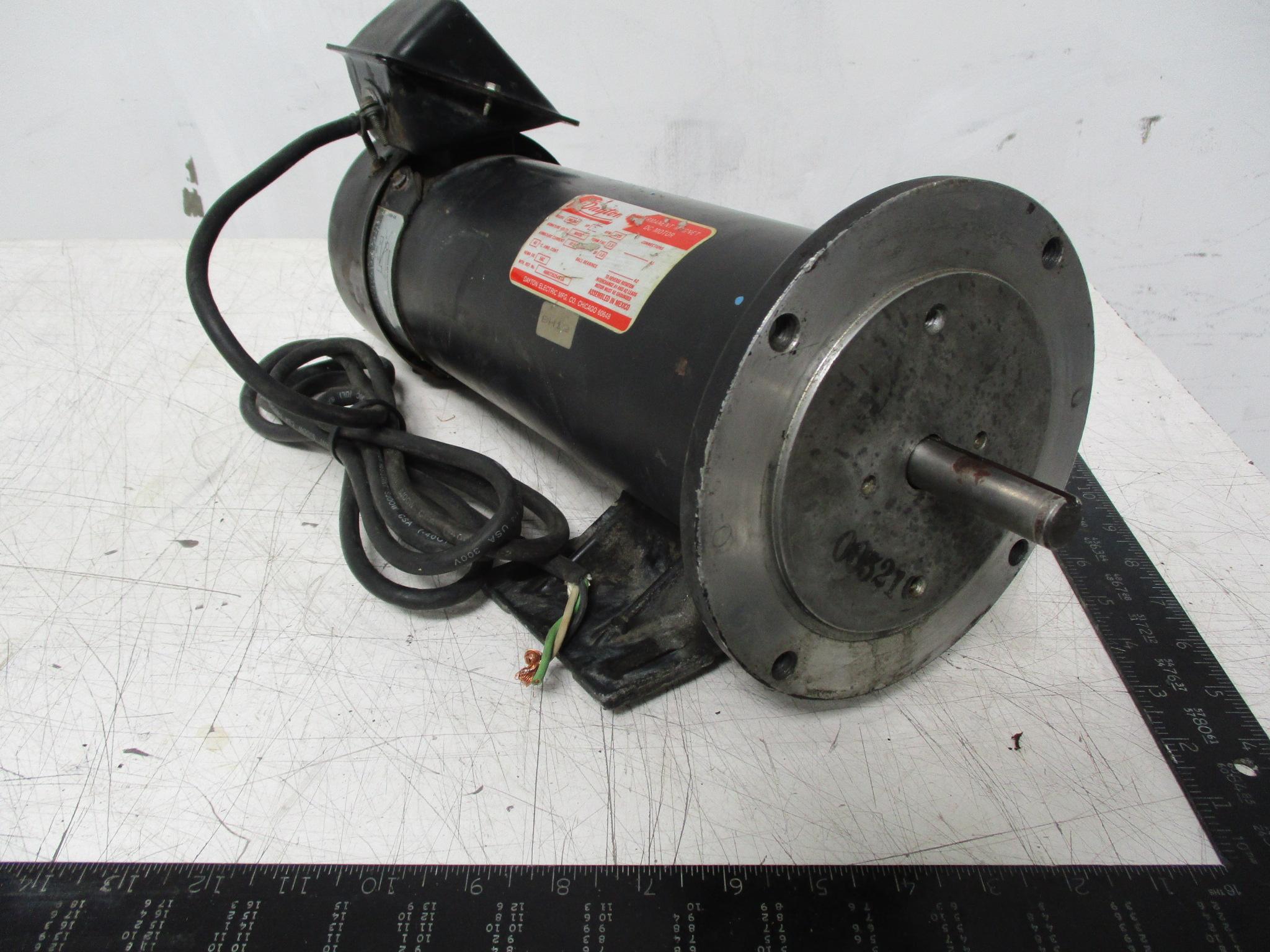 Dayton 2M170C Industrial DC Motor 90 Volt DC Motor FR. 56C